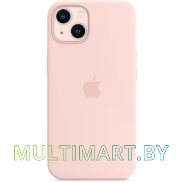 Чехол для телефона Apple MagSafe Silicone Case для iPhone 13 (розовый мел)
